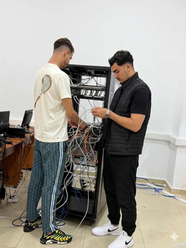 Nos étudiants AEC Administration et sécurité réseaux en pleine configuration !